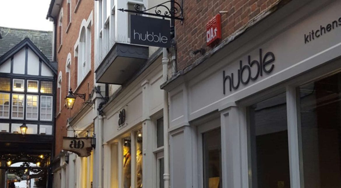 Hubble Kitchens & Interiors shop in Angle Gate, Guildford