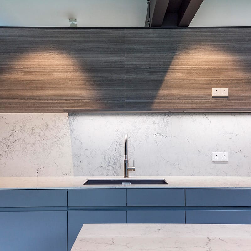 Leicht kitchen sink in Guildford residential property by Hubble