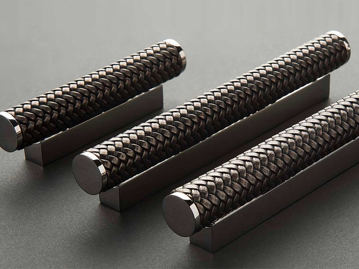 Turnstyle kitchen handles by Hubble
