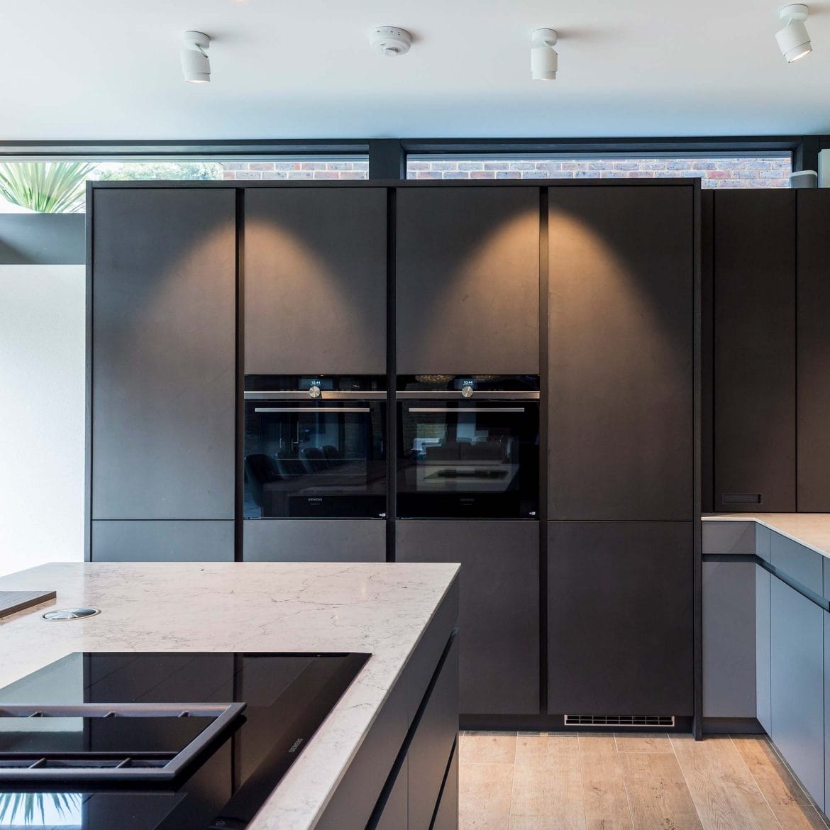 Vertical designer kitchen handle systems from Hubble