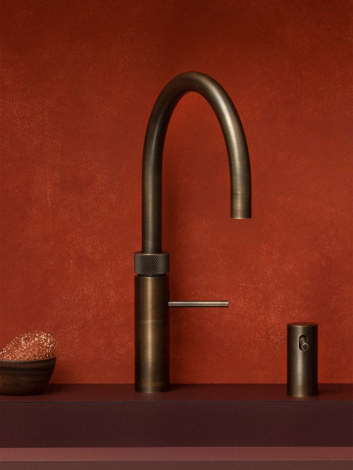 Quooker tap Fusion Round Patina Brass